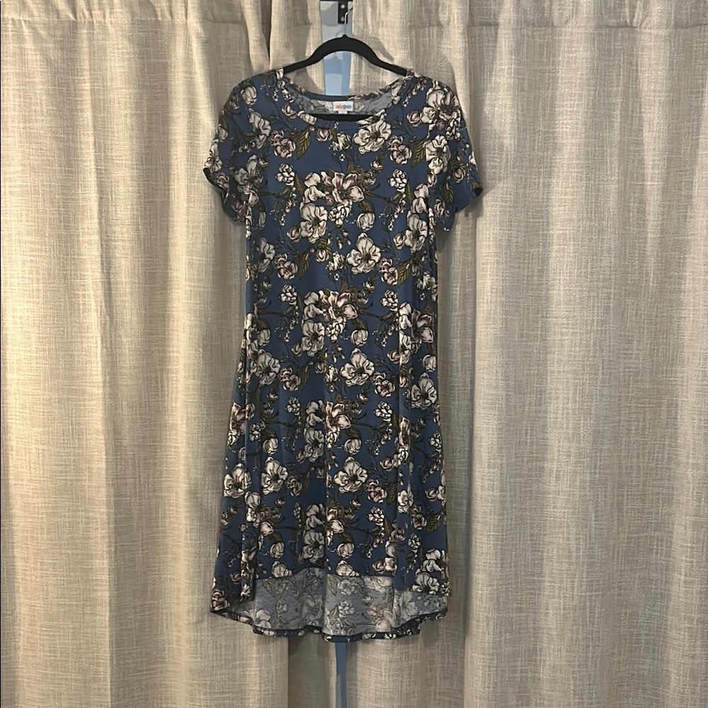 Floral Blue Dress